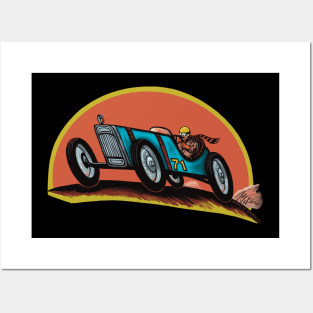 Antique Race Car Posters and Art